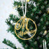 Personalised Round Shape Ornaments for Christmas